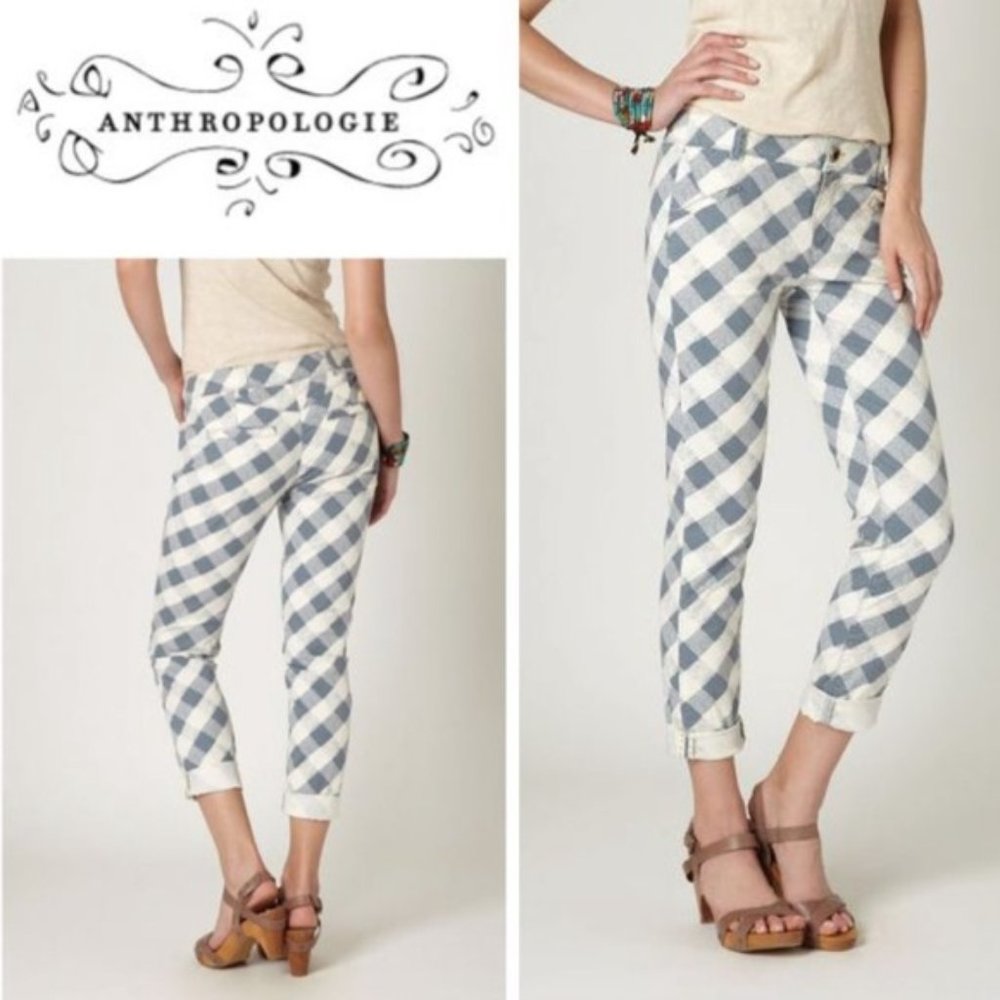 Anthropologie Daughters of Liberation Crop Pants.